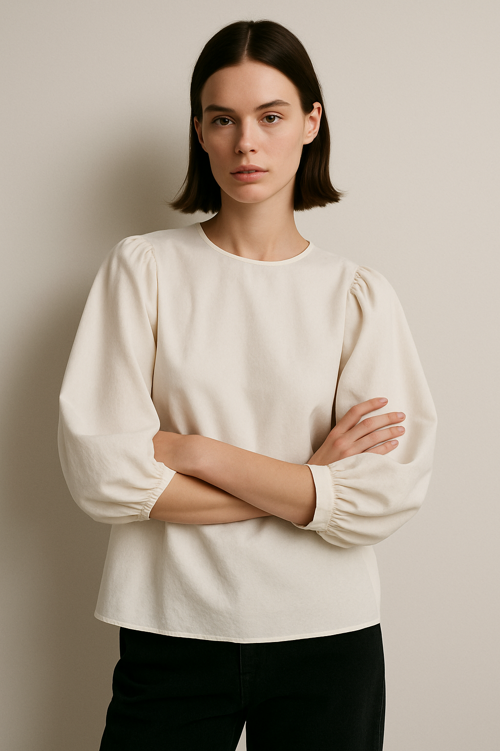 Clara | Balloon Sleeve Blouse