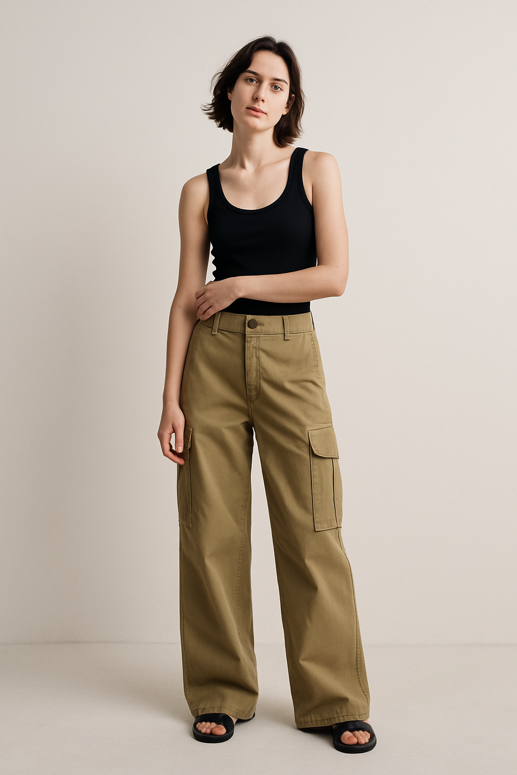 Ava | Cargo Wide Leg Pants